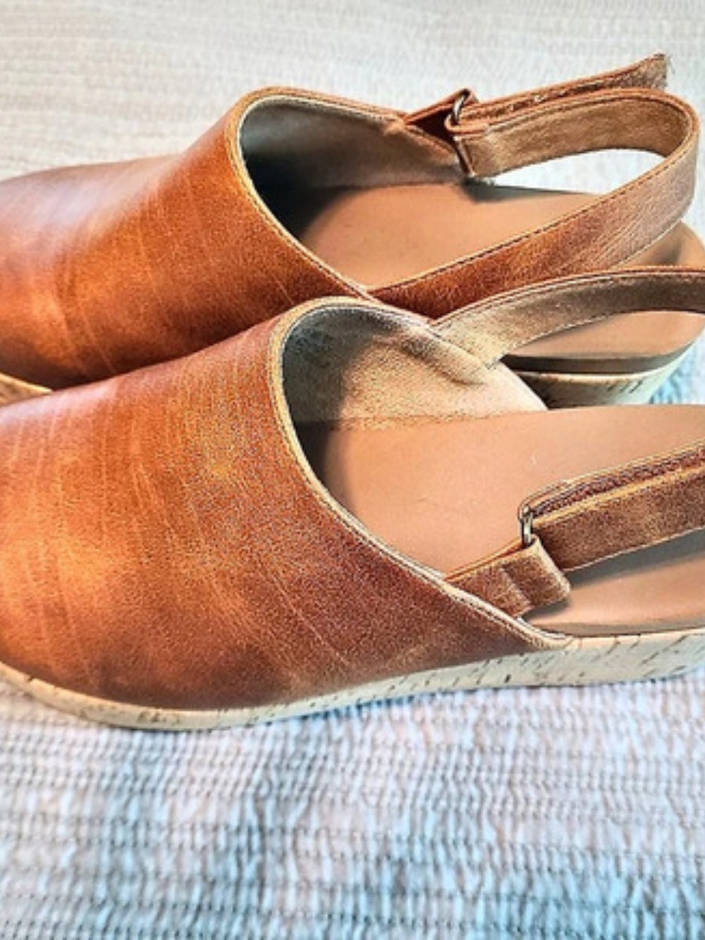 Corky's Brown Cork Platform Mules